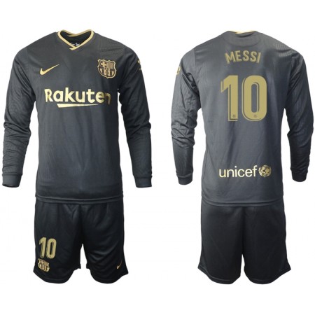 Maillot de Foot FC Barcelone Lionel Messi 10 Enfant Exterieur 2020/21 ML